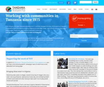 Tanzdevtrust.org(Supporting community projects in Tanzania since 1975) Screenshot