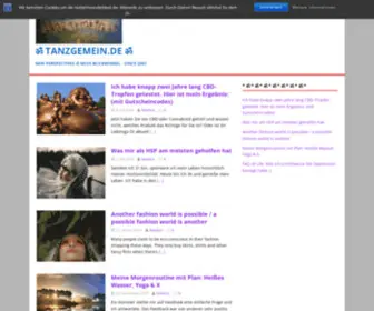 Tanzgemein.de(New PeRsPeCtiVes) Screenshot