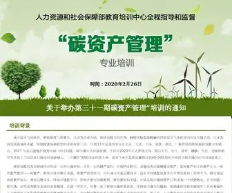 Tanzichan.cn(“碳资产管理师”岗位能力培训课程招生报名网站) Screenshot