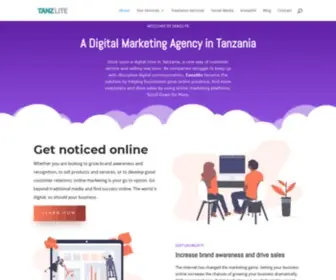 Tanzlite.com(Digital Marketing agency in Tanzania) Screenshot