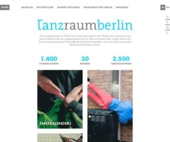 Tanzraumberlin.de(Home) Screenshot