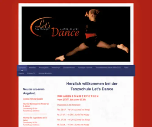 Tanzschule-Letsdance.de(Tanzschule Letsdance) Screenshot