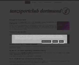 Tanzsportclub-Dortmund.de(10 Tänze) Screenshot