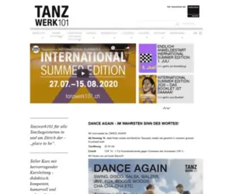 Tanzwerk101.ch(Tanzwerk 101) Screenshot