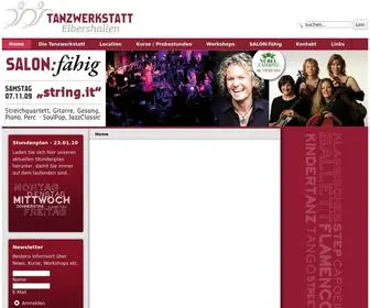 Tanzwerkstatt-Elbershallen.de(Tanzwerkstatt Elbershallen) Screenshot