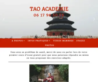 Tao-Academie.com(QI GONG SANTE COURS EN LIVE) Screenshot