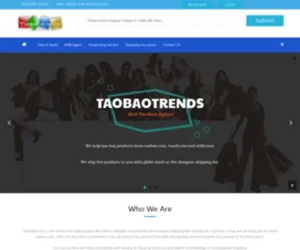 Taobaotrends.com(Taobao Agent) Screenshot