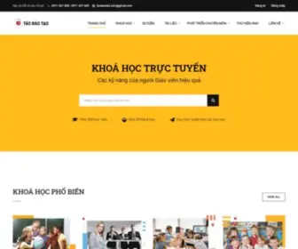 Taodaotao.com(Website cung cấp các hóa học trực tuyến dành cho giáo viên) Screenshot