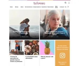 Taofeminino.com.br(Moda) Screenshot