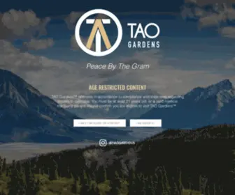 Taogardens.com(Landing Page) Screenshot