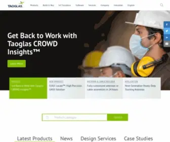 Taoglas.com(Antennas, Advanced IoT Components, & Custom Design Services) Screenshot