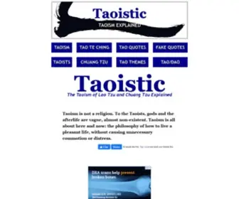 Taoistic.com(Tao Te Ching) Screenshot