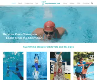 Taoliswimmingclub.com(Swimming Lessons By Tao Li) Screenshot