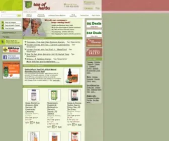 Taoofherbs.com(Tao Of Herbs) Screenshot