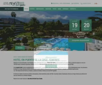 Taorogarden.com(Hotel Taoro Garden en Tenerife) Screenshot