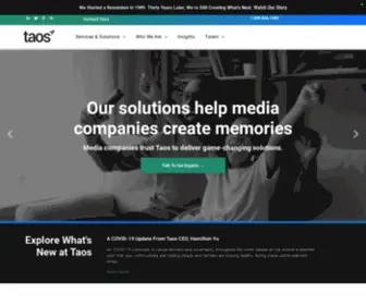 Taos.com(Official Site of What's Next In Tech) Screenshot