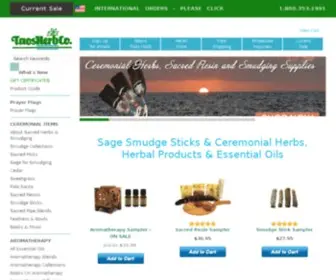 Taosherb.com(Sage Smudge Sticks) Screenshot