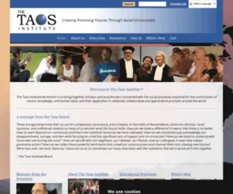 Taosinstitute.net(The Taos Institute) Screenshot