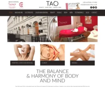 Taoskincareandlaserclinic.co.uk(Luxury beauty salon in Exeter) Screenshot