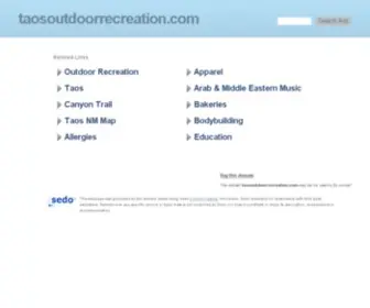Taosoutdoorrecreation.com(Taos Outdoor Recreation .Com) Screenshot