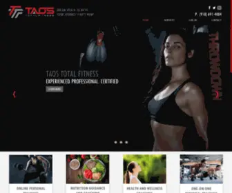 Taostotalfitness.com(TAOS Total Fitness) Screenshot