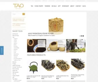 Taotealeaf.com(Tao Tea Leaf) Screenshot