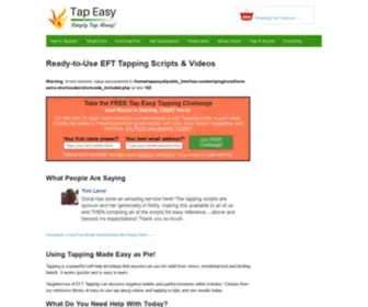 Tap-Easy.com(⭐⭐⭐⭐⭐ EFT Tapping Scripts & Tap) Screenshot