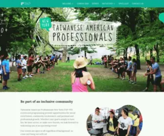 Tap-NY.org(Taiwanese American Professionals) Screenshot