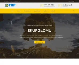Tap-Surowce.com(Skup złomu Łódź) Screenshot