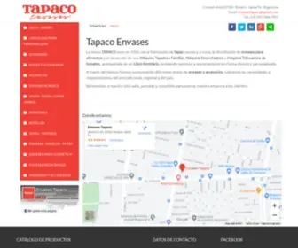 Tapacoarg.com(Tapaco envases) Screenshot