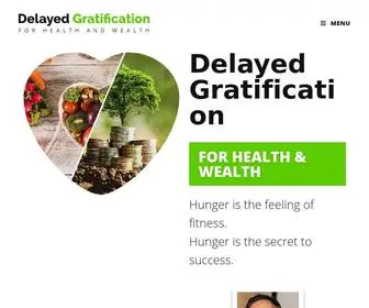 Tapangadodia.com(Delayed Gratification for Health & Wealth) Screenshot