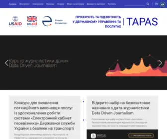 Tapas.org.ua(TAPAS) Screenshot