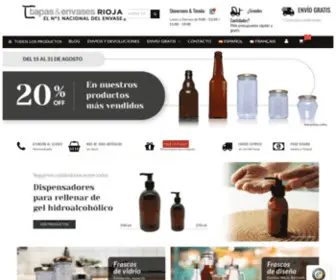 Tapasrioja.es(Tarros y envases de vidrio) Screenshot