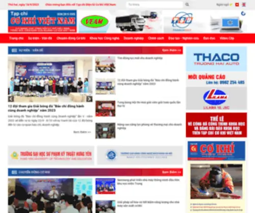 Tapchicokhi.com.vn(Chào) Screenshot