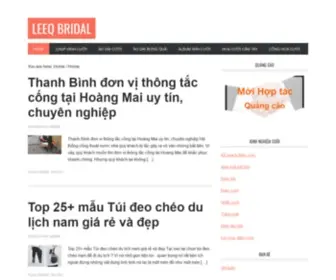 Tapchicuoihoi.com(LeeQ Bridal) Screenshot