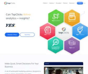 Tapclicks.com(The Smart Marketing Cloud) Screenshot