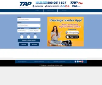 Tap.com.mx(Boletos de Autobús para el Pacífico) Screenshot