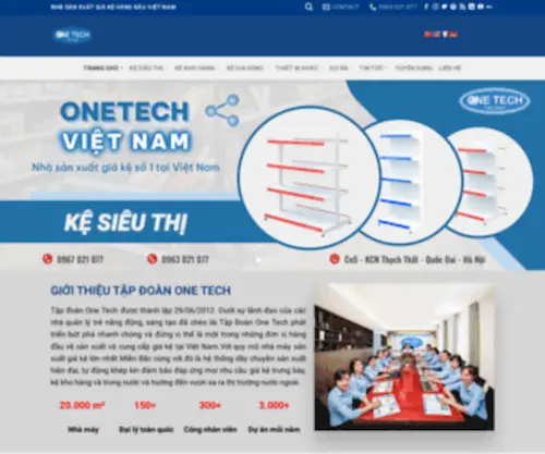 Tapdoanonetech.com(Tập đoàn Onetech) Screenshot