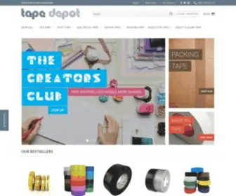Tapedepot.com(Buy Tape Online at) Screenshot