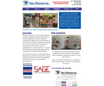 Tapeprintersinc.com(Tape Printers Inc) Screenshot