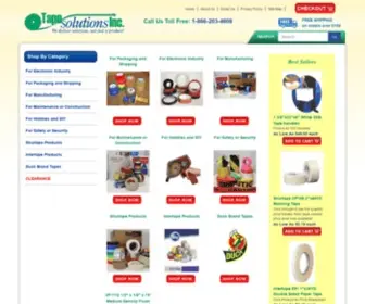 Tapesolutionsinc.com(Adhesive Tapes) Screenshot