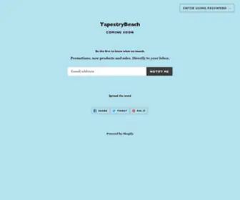 Tapestrybeach.com(TapestryBeach) Screenshot