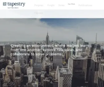 Tapestrynetworks.com(Tapestry Networks) Screenshot