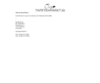 Tapetenmarkt.de(Tapeten Onlineshop) Screenshot