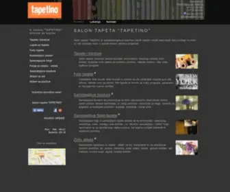 Tapetino.co.rs(Salon tapeta "TAPETINO") Screenshot