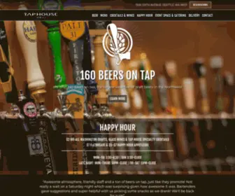 Taphousegrill.com(Downtown Seattle Restaurant) Screenshot