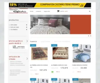 Tapiceriascastano.es(Ropa de Cama) Screenshot