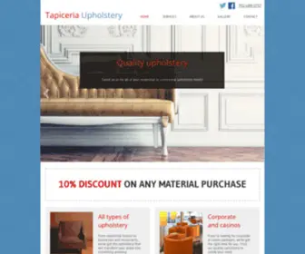 Tapiceriaupholstery.com(Tapiceria Upholstery) Screenshot