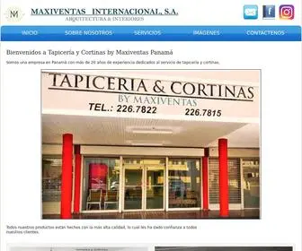 Tapiceriaycortinas.com(Tapicería) Screenshot