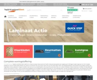 TapijTenlaminaatdirect.nl(Woonwinkel Tapijt & Laminaat Direct Wolvega) Screenshot